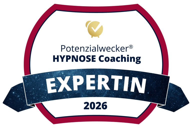 Hypnose Coaching Expertin 2026 Abzeichen für Hypnose Coaching Expertin 2026 von Potenzialwecker.